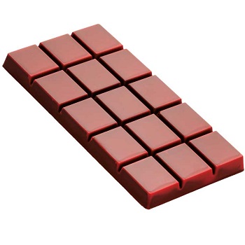 Martellato 102 g Slot Polycarbonate Snack Bar Chocolate Mould